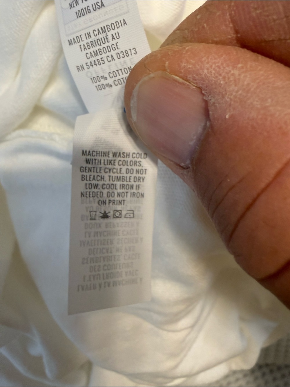 Aerie OFFLINE Cotton Blend Boyfriend Tee Shirt Top M Classic White - Picture 8 of 9